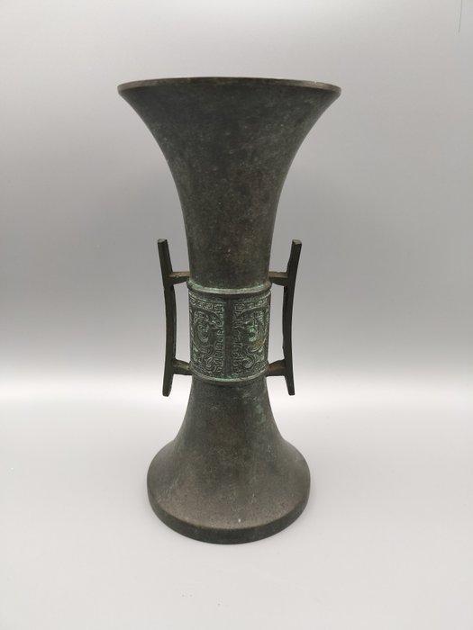 Vaas - Brons - Japan - Takaoka brons (Zonder minimumprijs), Antiek en Kunst, Antiek | Overige Antiek