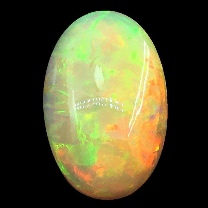 Zonder Minimumprijs - 1 pcs Oranje Opaal - 11.33 ct -, Sieraden, Tassen en Uiterlijk, Edelstenen