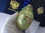 Figuur - Fabergé style - Imperial ornament Egg -Certificate, Nieuw