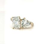 Zonder Minimumprijs - Ring - 14 karaat Geel goud - 3.68ct., Nieuw