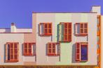 Jaime Oriz - Orange windows, purple sky, Verzamelen, Fotografica en Filmapparatuur
