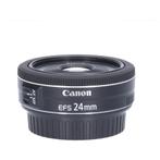Tweedehands Canon EF-S 24mm f/2.8 STM CM9503, Groothoeklens, Gebruikt, Ophalen of Verzenden