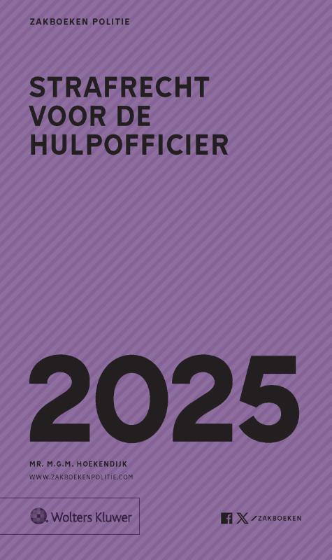 Strafrecht voor de Hulpofficier 2025 / 2025 / Zakboeken, Boeken, Wetenschap, Zo goed als nieuw, Verzenden