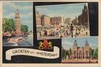 AMSTERDAM - Meerluik Groeten uit Amsterdam, Verzenden, Gelopen