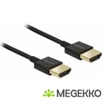Delock 84786 high speed HDMI met extra dunne kabel, 0.5m, Verzenden, Nieuw