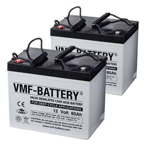 Set Scootmobiel Accus: 2X Agm Accu 85Ah 260X168X215, Auto diversen, Onderhoudsmiddelen, Verzenden