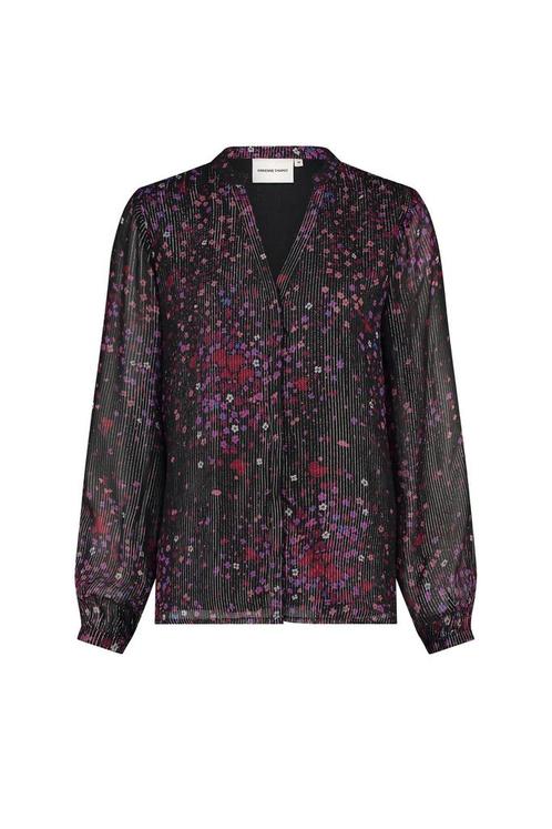 -50% Fabienne Chapot  Fabienne Chapot Clt-bls-61 frida blous, Kleding | Dames, Blouses en Tunieken, Zwart, Nieuw, Verzenden