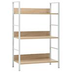 vidaXL Boekenkast 3 schappen 60x27,6x90,5 cm bewerkt hout, Huis en Inrichting, Kasten | Boekenkasten, Minder dan 50 cm, Verzenden