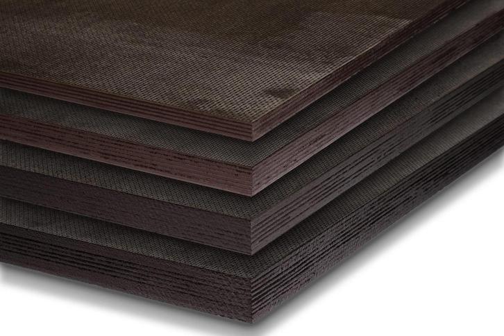 Berken betonplex anti-slip 125x250cm, Doe-het-zelf en Verbouw, Platen en Panelen, Minder dan 20 mm, Nieuw, Betonplex, Ophalen