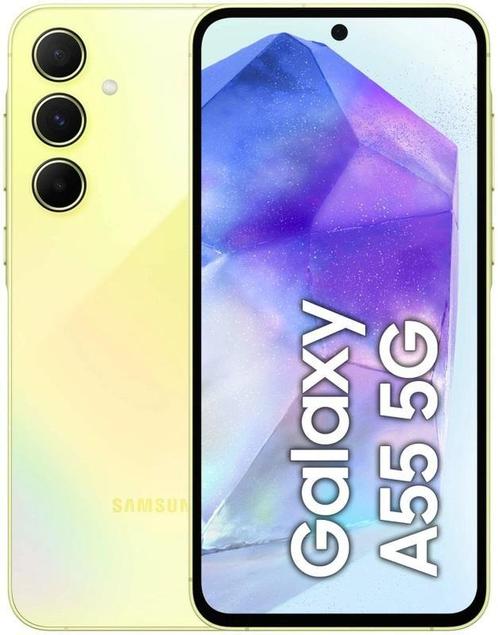 Samsung Galaxy A55 5G, 8GB ram, 128GB opslag GeelSamsung Gal, Telecommunicatie, Mobiele telefoons | Samsung, 128 GB, Android OS