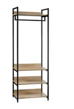Industriële Garderobekast – Kledingrek met 3 Planken, Huis en Inrichting, Kasten | Kledingkasten, Verzenden, Nieuw