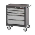 Werkbank grijs 120 cm met hardhouten blad en, Doe-het-zelf en Verbouw, Werkbanken, Ophalen of Verzenden, Nieuw
