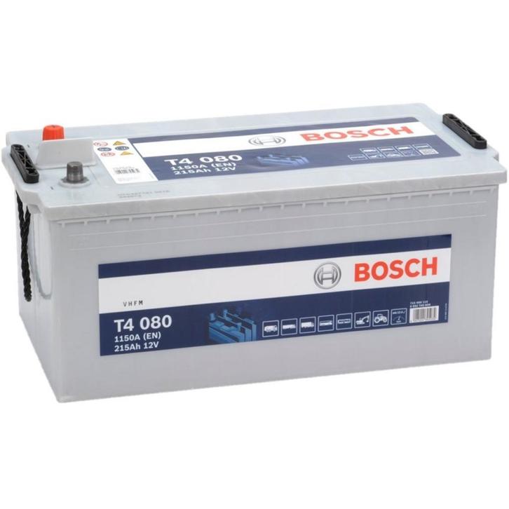 Bosch Startaccu 12 volt 215 ah T4 080 Blue truckline, Watersport en Boten, Accessoires en Onderhoud, Nieuw, Ophalen of Verzenden