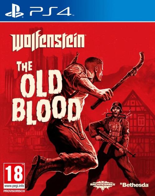 Wolfenstein The Old Blood (PlayStation 4), Spelcomputers en Games, Games | Sony PlayStation 4, Gebruikt, Vanaf 12 jaar, Verzenden