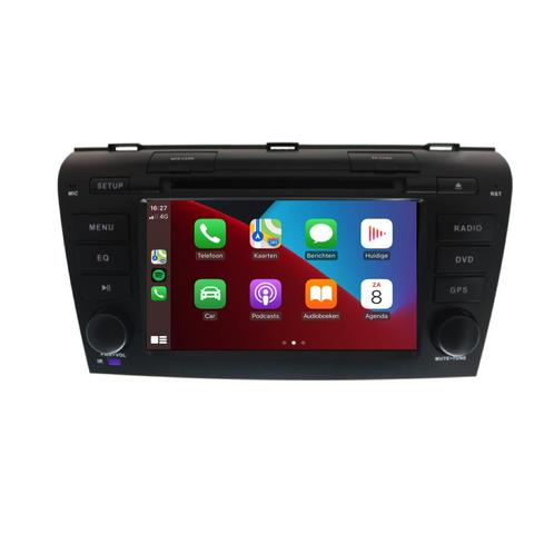 Mazda 3 CarPlay & Android Auto autoradio 2004 t/m 2009, Auto diversen, Autoradio's, Nieuw, Ophalen of Verzenden