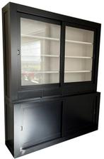 Buffetkast zwart Budel XL soft close 200 x 240cm, Ophalen of Verzenden, Nieuw