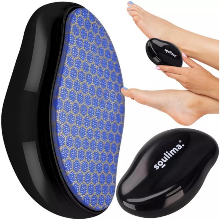 Soulima nano glazen puimsteen – 3D voetvijl voor eelt ver., Sieraden, Tassen en Uiterlijk, Uiterlijk | Lichaamsverzorging, Nieuw