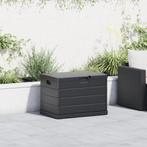 vidaXL Tuinbox 77,5x54,5x53 cm 170 L kunststof grijs, Verzenden, Nieuw