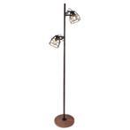 Zwarte vloerlamp Calvin, metaal, industrieel, Huis en Inrichting, Lampen | Vloerlampen, Nieuw, Ophalen of Verzenden, Metaal, 150 tot 200 cm
