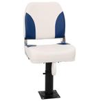 vidaXL 2-delige Bootstoelenset inklapbaar 41x36x48 cm blauw, Watersport en Boten, Bootonderdelen, Verzenden, Nieuw