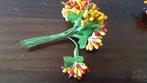 Besjes, blad, meeldraden geel-oranje / bundel 10 st, Ophalen of Verzenden, Nieuw
