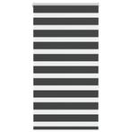 vidaXL Zebra rolgordijn 70x150 cm stofbreedte 65,9 cm zwart, Verzenden, Nieuw, Zwart
