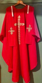 Kaasul Sacerdotale Rood met Oudere Band in Passamaneria (2)