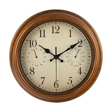 IvoQ Waterdichte Retro Wandklok – 30 cm – Stille Quartz Klok beschikbaar voor biedingen