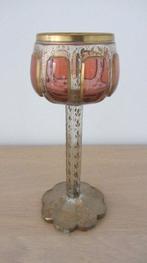 Moser - Wijnglas - Kristal - Czech Moser glass Emaillé, Antiek en Kunst, Antiek | Glas en Kristal