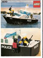 Lego Set - 4010 - Classic Town, City - Police Boat, Kinderen en Baby's, Speelgoed | Duplo en Lego, Nieuw