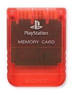 Sony Playstation 1 - Memory Card - Rood, Verzenden, Zo goed als nieuw