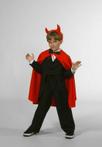 Dracula cape rood | halloween kostuum (Feestkleding Jongens)