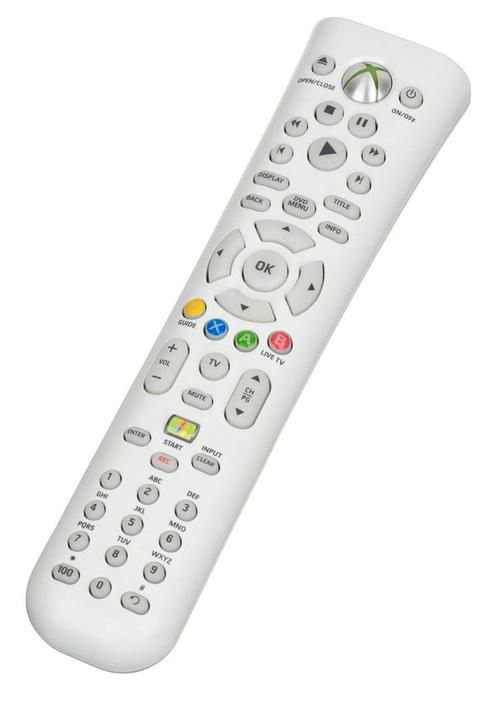 Microsoft Xbox 360 Media DVD Afstandsbediening / Remote - Wi, Spelcomputers en Games, Spelcomputers | Xbox 360, Zo goed als nieuw