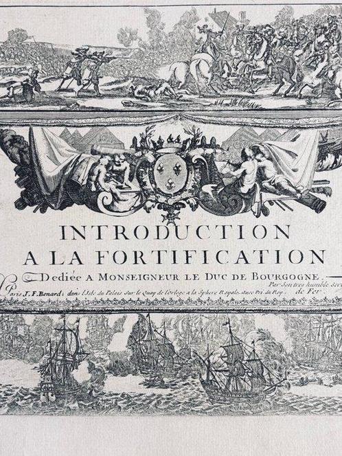 Nicolas le Fer - Introduction à la Fortification. Dédiée à, Antiek en Kunst, Antiek | Boeken en Bijbels