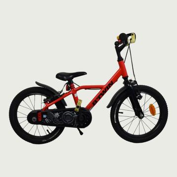 B-TWIN kinderfiets 16 inch rood voor 4-6 jaar | BikeFlip beschikbaar voor biedingen