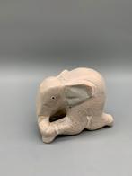 Vintage olifant hout handwerk, Antiek en Kunst, Kunst | Beelden en Houtsnijwerken, Ophalen of Verzenden