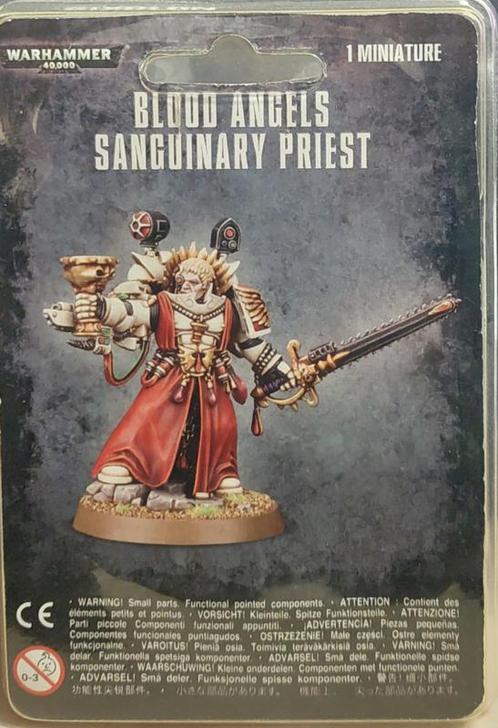 Blood Angels Sanguinary Priest oude doosje (Warhammer 40.000, Hobby en Vrije tijd, Wargaming, Nieuw, Ophalen of Verzenden