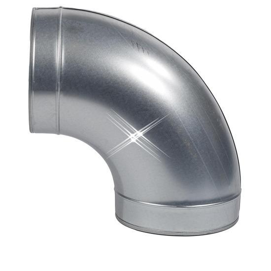 Bocht 90 graden 125 mm, Doe-het-zelf en Verbouw, Ventilatie en Afzuiging, Nieuw, Verzenden