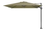 Platinum Challenger Zweefparasol T2 premium - 3x3 m. Lush, Verzenden, Nieuw, Zweefparasol, Kantelbaar