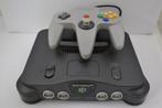 Nintendo 64 (charcoal Grey), Spelcomputers en Games, Spelcomputers | Nintendo 64, Verzenden, Zo goed als nieuw