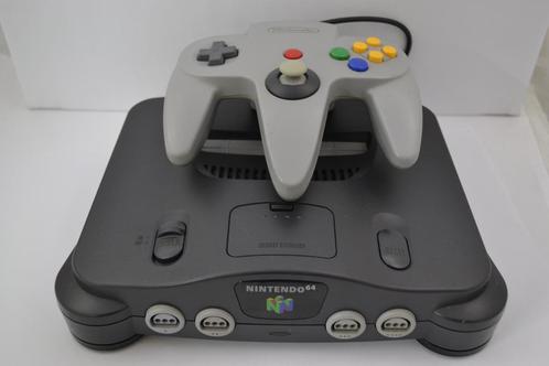 Nintendo 64 (charcoal Grey), Spelcomputers en Games, Spelcomputers | Nintendo 64, Zo goed als nieuw, Verzenden