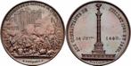 Frankreich Louis Philippe Medaille 1840 Montagny Sturm Ba..., Postzegels en Munten, Penningen en Medailles, Verzenden