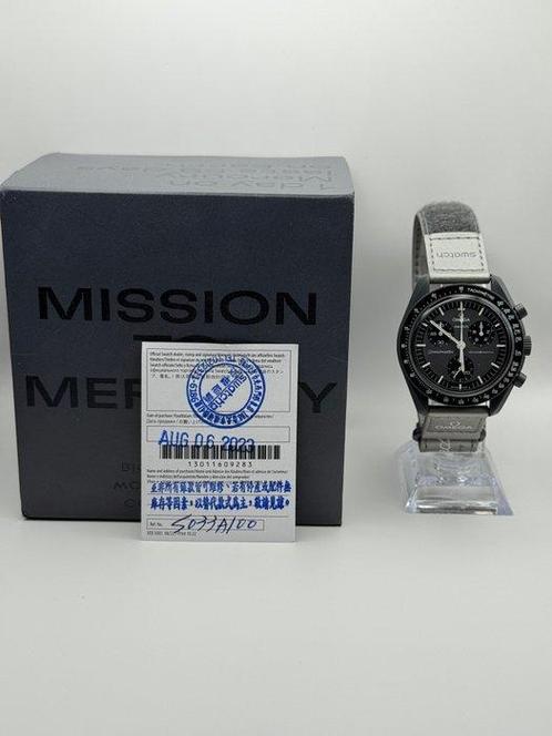 Omega x Swatch - MoonSwatch - Mission to Mercury - Zonder, Sieraden, Tassen en Uiterlijk, Horloges | Heren