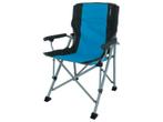 Eurotrail Vouwstoel Bolzano Azure-Zwart, Caravans en Kamperen, Kampeeraccessoires, Nieuw