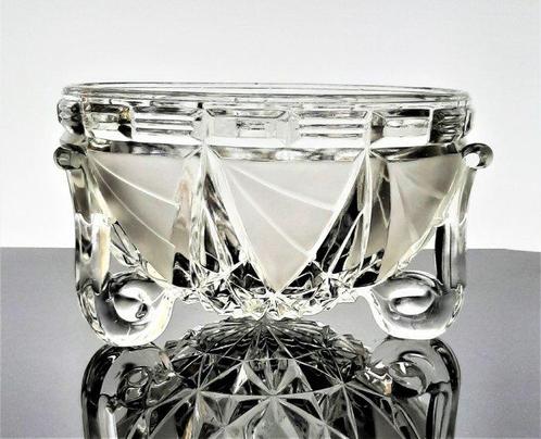 Sklo Union Libochovice - Art Deco coupe - Kom - Glas, Antiek en Kunst, Kunst | Designobjecten