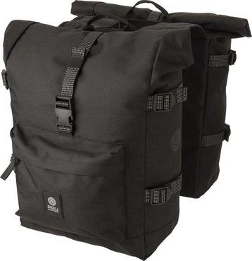 AGU Trend H2O Roll-Top Dubbele Fietstas Urban Zwart - 28 L beschikbaar voor biedingen
