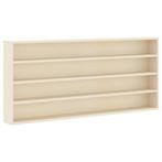 vidaXL Muurdisplaykast met plank Beige 80 x 8,5 x 36 cm, Huis en Inrichting, Woonaccessoires | Wandplanken en Boekenplanken, Verzenden