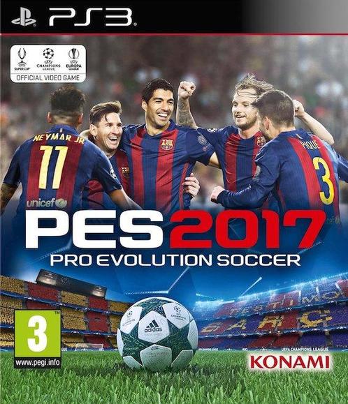 Pro Evolution Soccer 2017 (PS3 Games) (Playstation 3), Spelcomputers en Games, Games | Sony PlayStation 3, Zo goed als nieuw, Ophalen of Verzenden