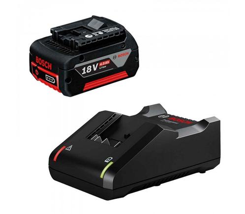 BOSCH accu - 18V - 4Ah - Lithium-Ion - met acculader, Doe-het-zelf en Verbouw, Gereedschap | Boormachines, Nieuw, Ophalen of Verzenden