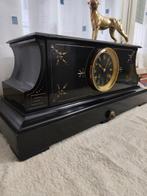 Slingerklok - Antiek Marmer, Messing - 1850-1900, Antiek en Kunst, Antiek | Klokken